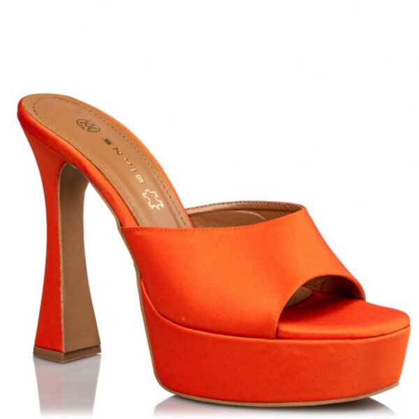 High Heel Platform Mules - Image 3